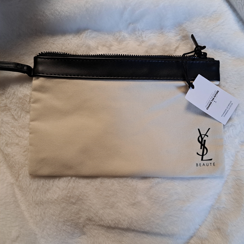 Black and Cream YSL Bag